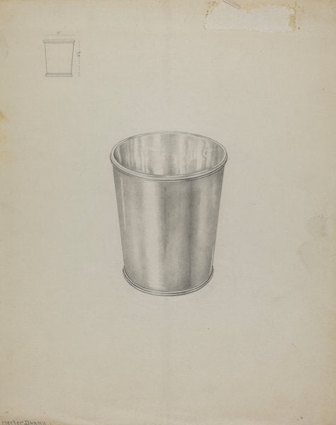 Silver Tumbler by Hester Duany (American, 1891 - 1964), 16X12"(A3)Poster Print