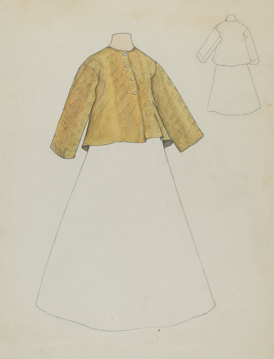 Jacket by Gladys Cook (American, active c. 1935), 16X12"(A3)Poster Print