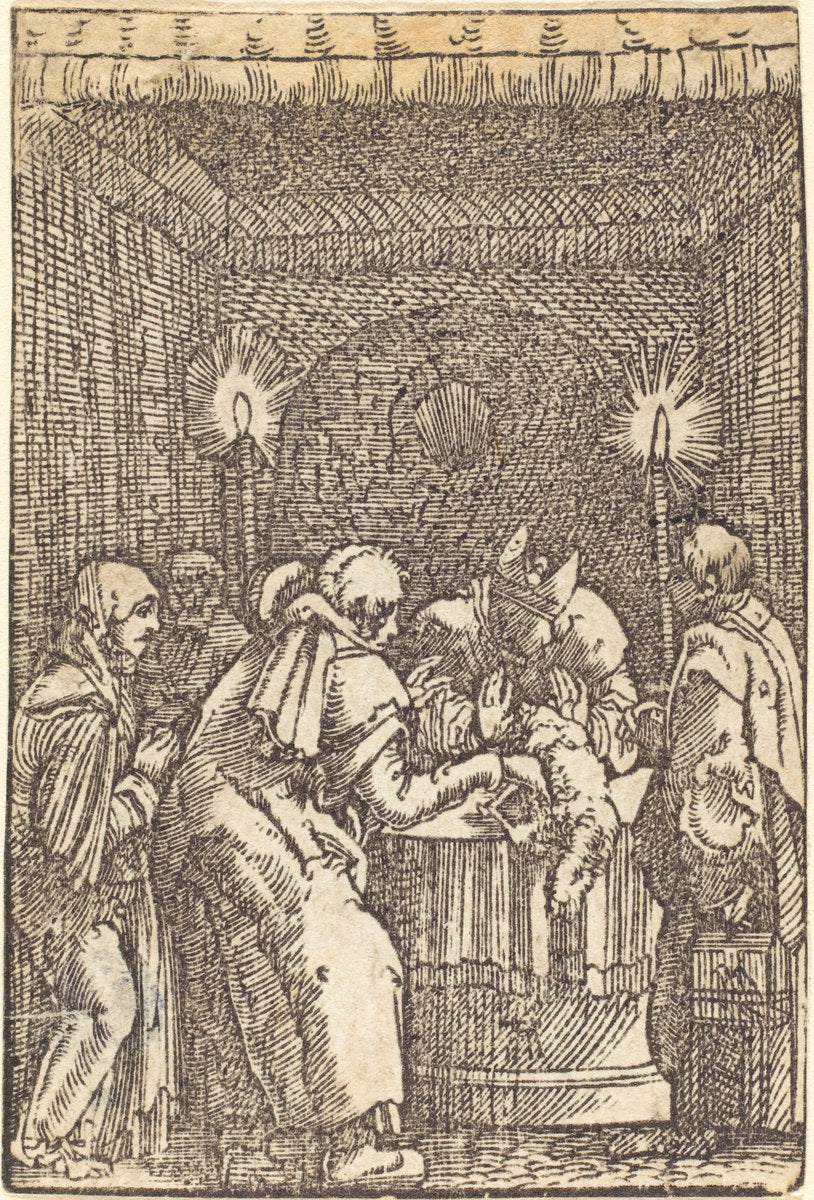 Joachim's Offering Refused by Albrecht Altdorfer (German, 1480 or before - 1538), 16X12"(A3)Poster Print