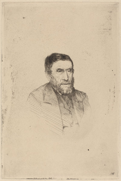 Portrait of a Man by Giuseppe de Nittis (Italian, 1846 - 1884), 16X12"(A3)Poster Print