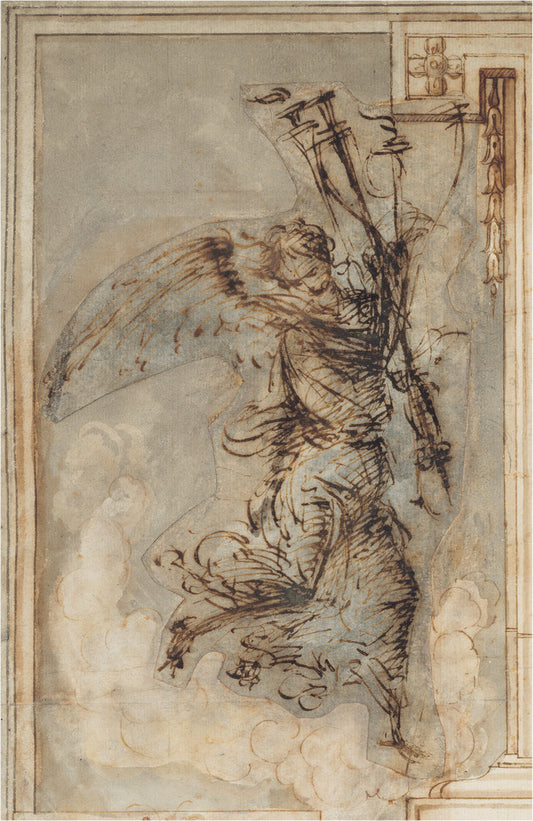 An Angel Carrying a Torch by Filippino Lippi (Florentine, 1457 - 1504), 16X12"(A3)Poster Print