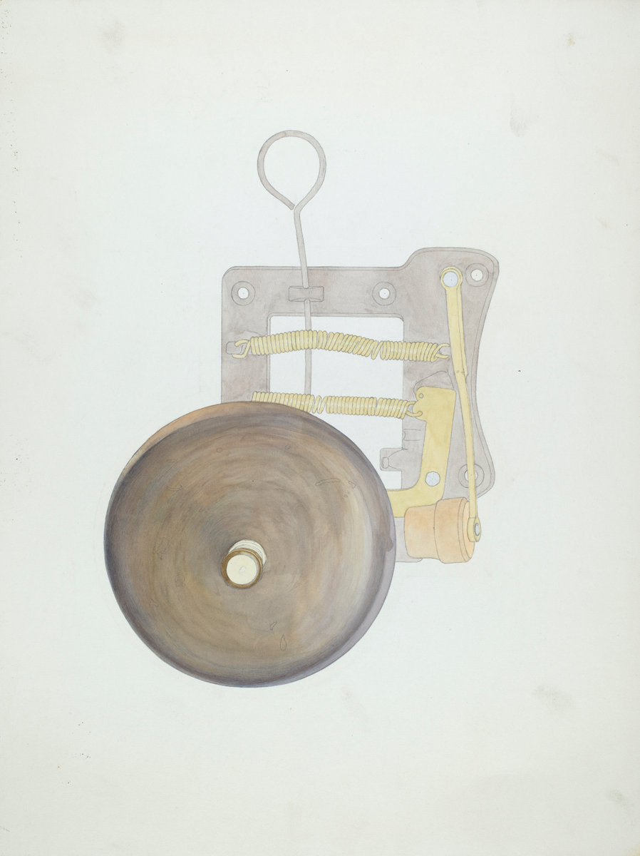 Gong by Albert Rudin (American, active c. 1935), 16X12"(A3)Poster Print