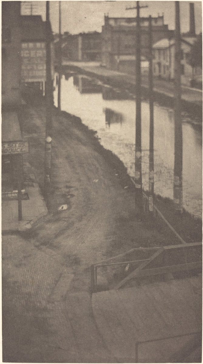 Telegraph Poles by Clarence H. White (American, 1871 - 1925), 16X12"(A3)Poster Print