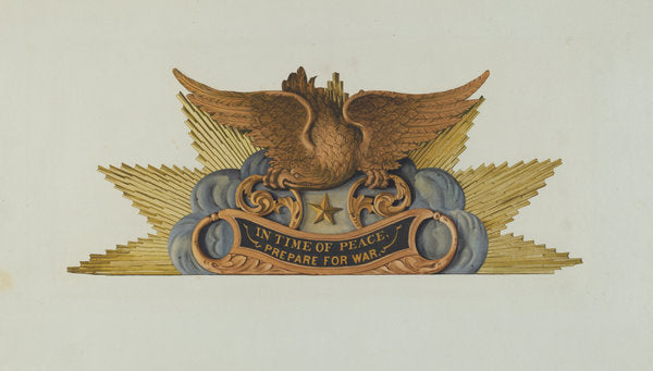 1935/1942 by American 20th Century (Architectural Carving), 16X12"(A3)Poster Print