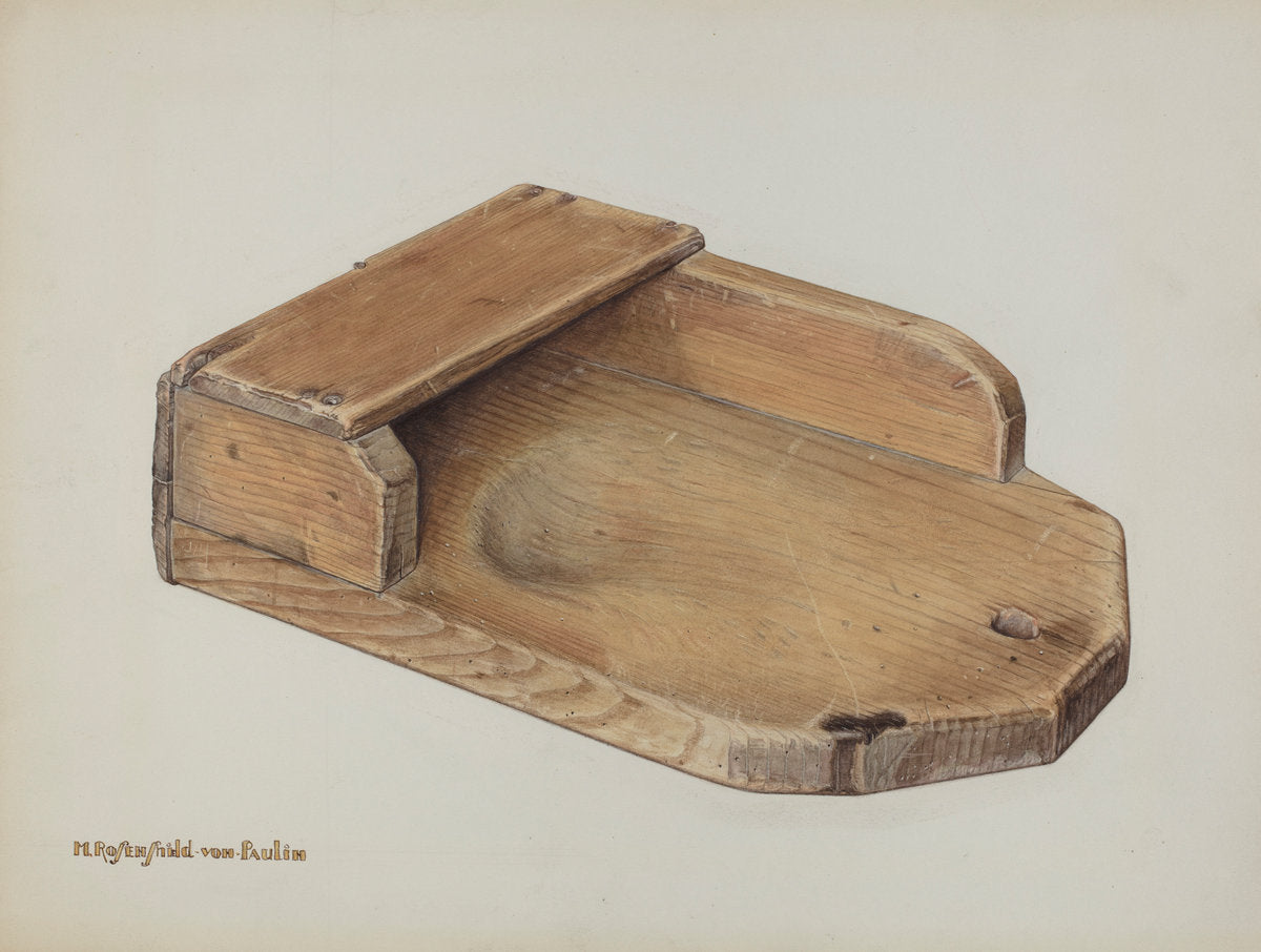 Scouring Board by M. Rosenshield-von-Paulin (American, active c. 1935), 16X12"(A3)Poster Print