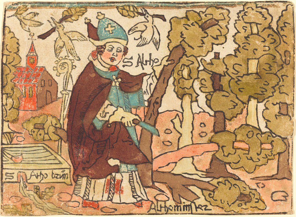 c. 1500 by German 15th Century (Saint Alto), 16X12"(A3)Poster Print