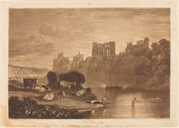 River Wye by Joseph Mallord William Turner and W.T. Annis (British, 1775 - 1851), 16X12"(A3)Poster Print