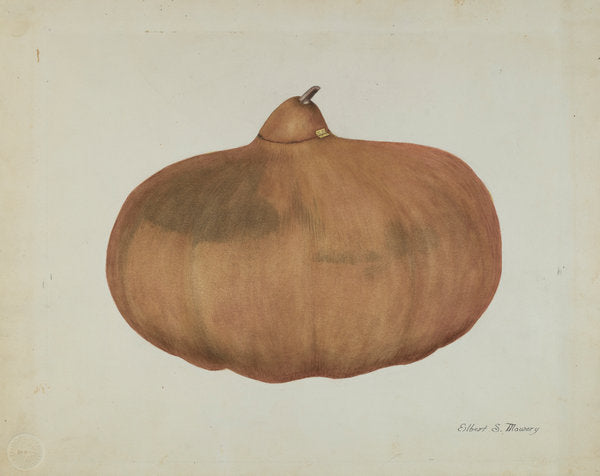 Pioneer Salt Gourd by Elbert S. Mowery (American, active c. 1935), 16X12"(A3)Poster Print