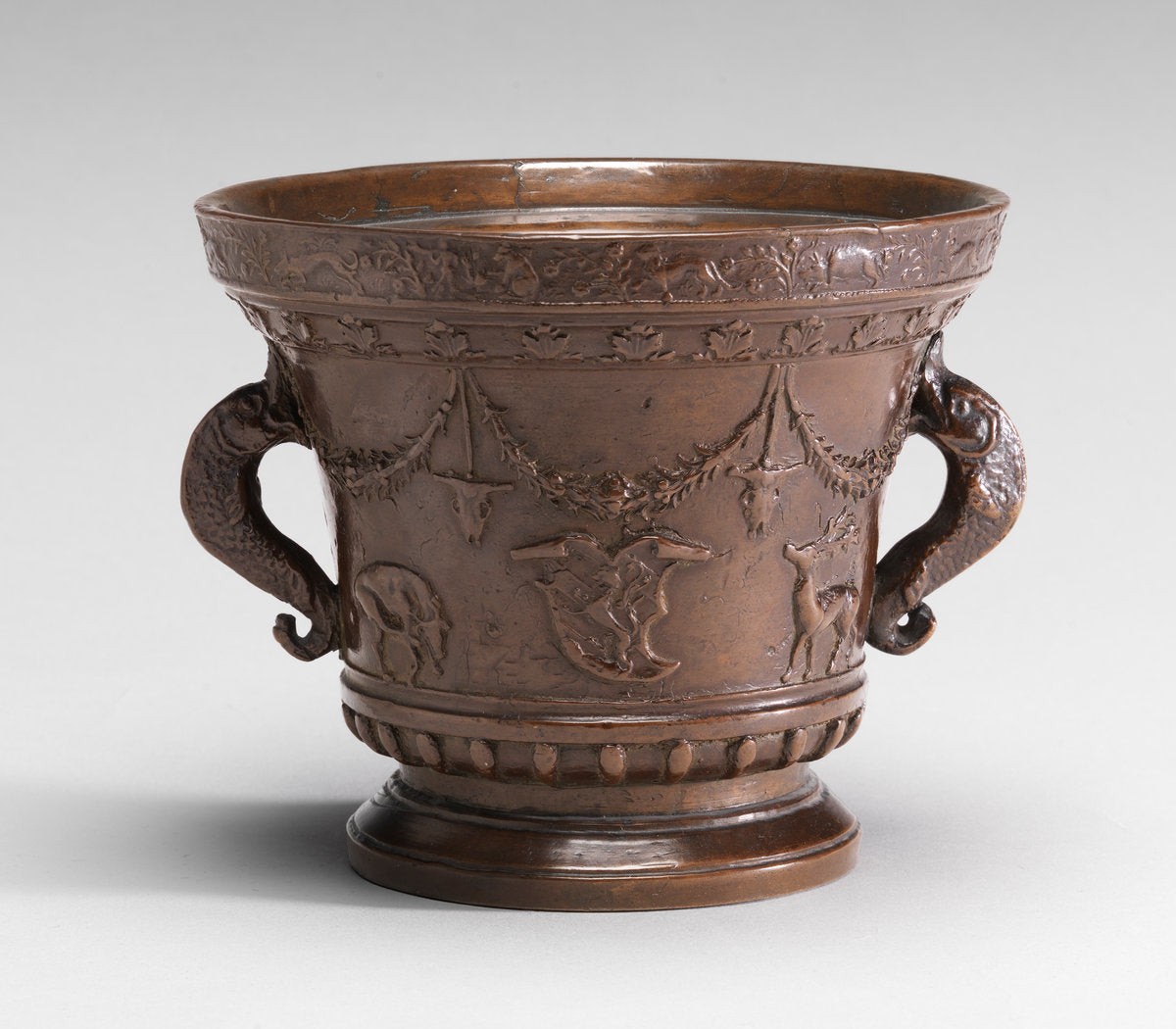 16th century by Probably Venetian 16th Century (Mortar with Shields of Badoer Arms), 16X12"(A3)Poster Print