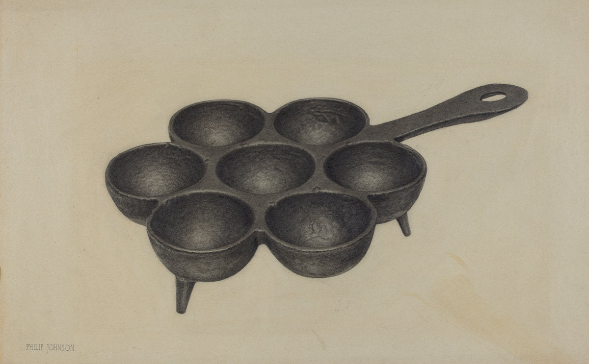 Muffin Pan by Philip Johnson (American, active c. 1935), 16X12"(A3)Poster Print