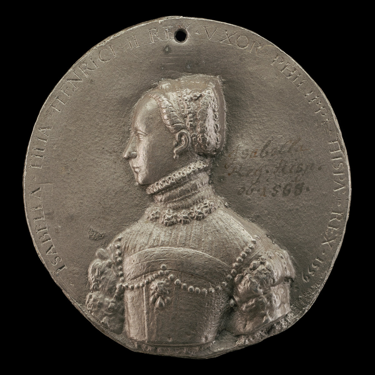 16th century by French or Italian 16th Century (Isabelle de Valois, 1545-1568, Third Wife of Philip II of Spain), 16X12"(A3)Poster Print