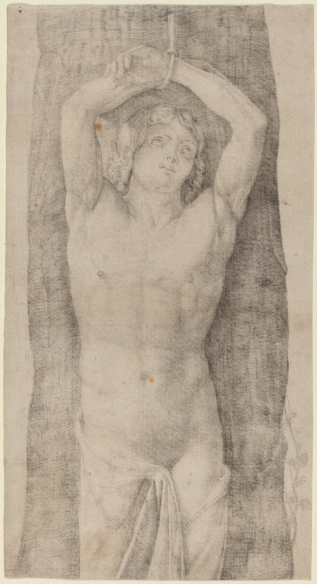 Saint Sebastian by Jacopo de' Barbari (Italian, c. 1460/1470 - 1516 or before), 16X12"(A3)Poster Print