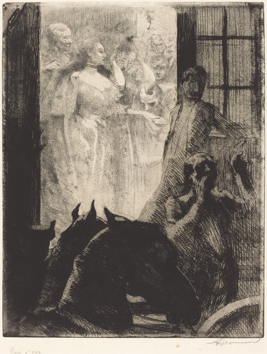 Social Triumph (Le Triomphe mondain) by Albert Besnard (French, 1849 - 1934), 16X12"(A3)Poster Print