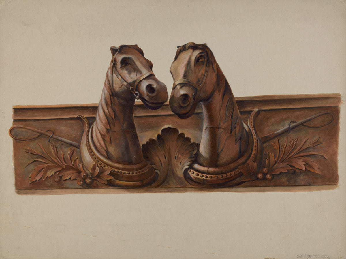 Barn Decoration by Walter Hochstrasser (American, active c. 1935), 16X12"(A3)Poster Print