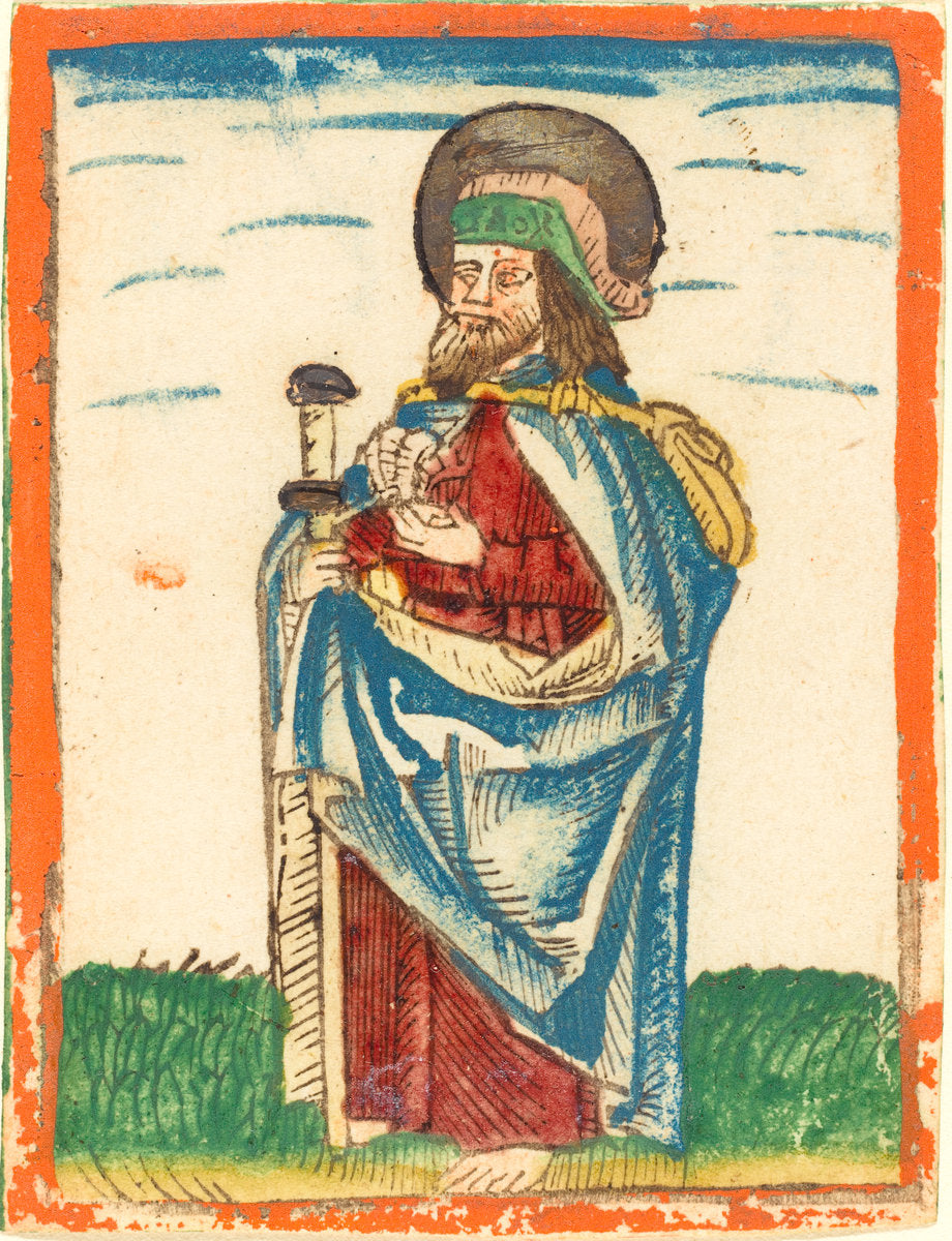 1480/1490 by German 15th Century (Saint James the Greater), 16X12"(A3)Poster Print