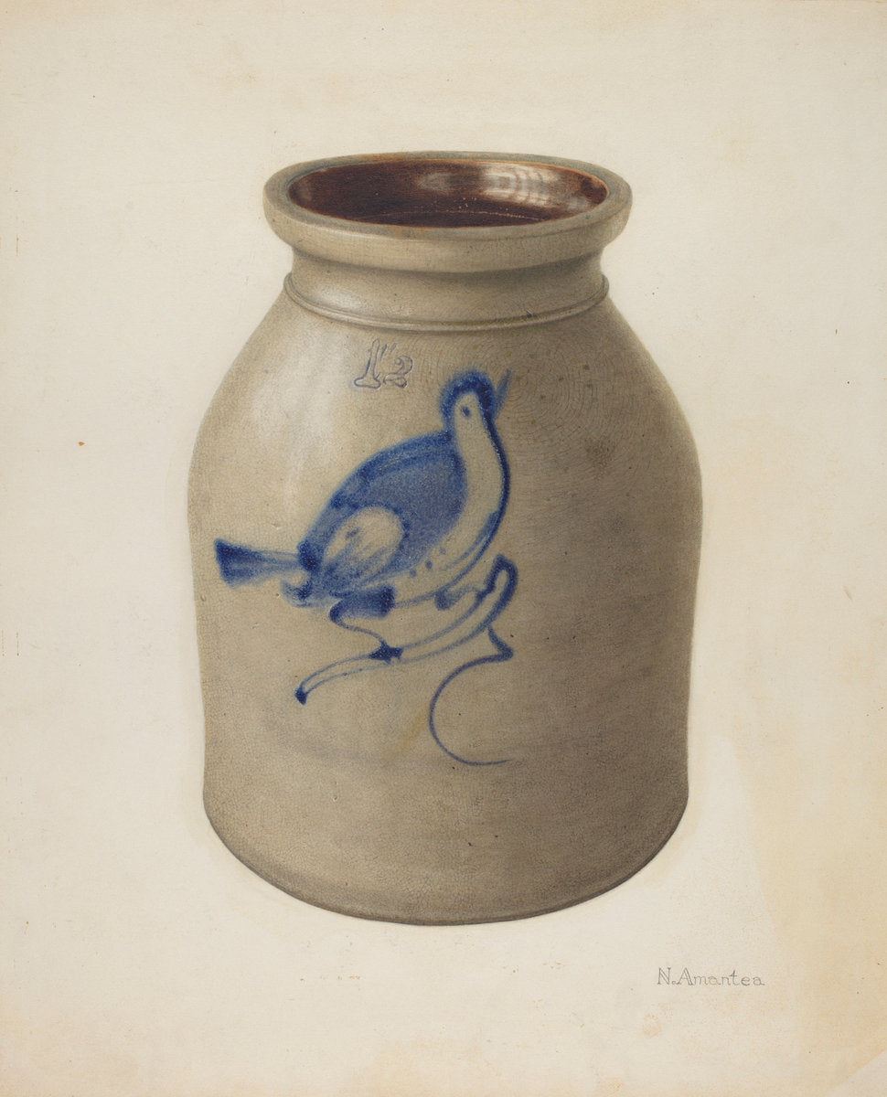 Jar by Nicholas Amantea (American, 1900 - 1978), 16X12"(A3)Poster Print
