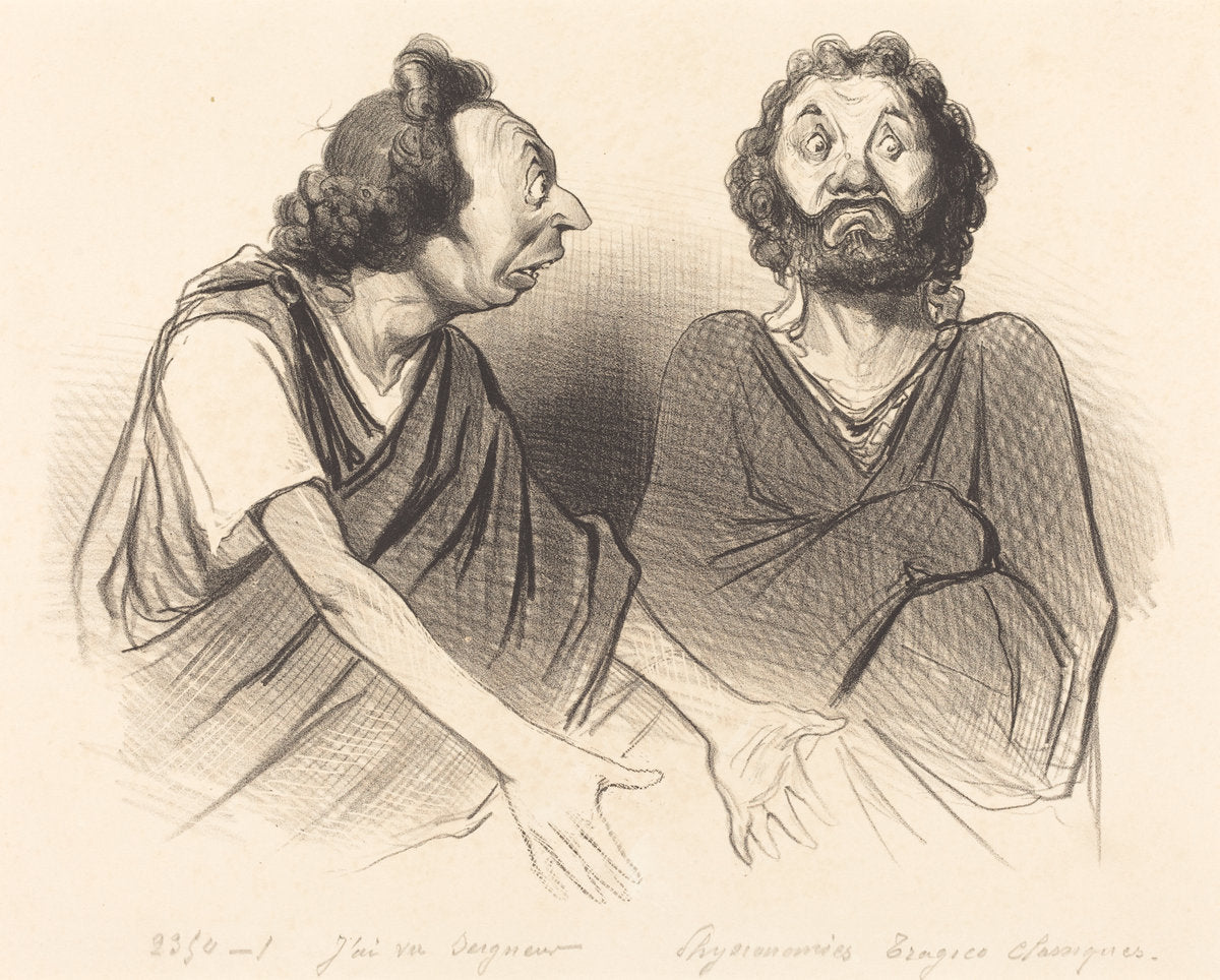 J'ai vu Seigneur... votre malheureux fils... by Honoré Daumier (French, 1808 - 1879), 16X12"(A3)Poster Print