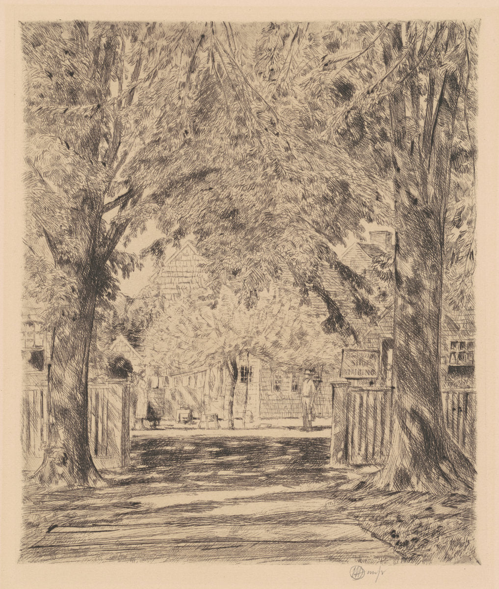 An Easthampton Idyll by Childe Hassam (American, 1859 - 1935), 16X12"(A3)Poster Print
