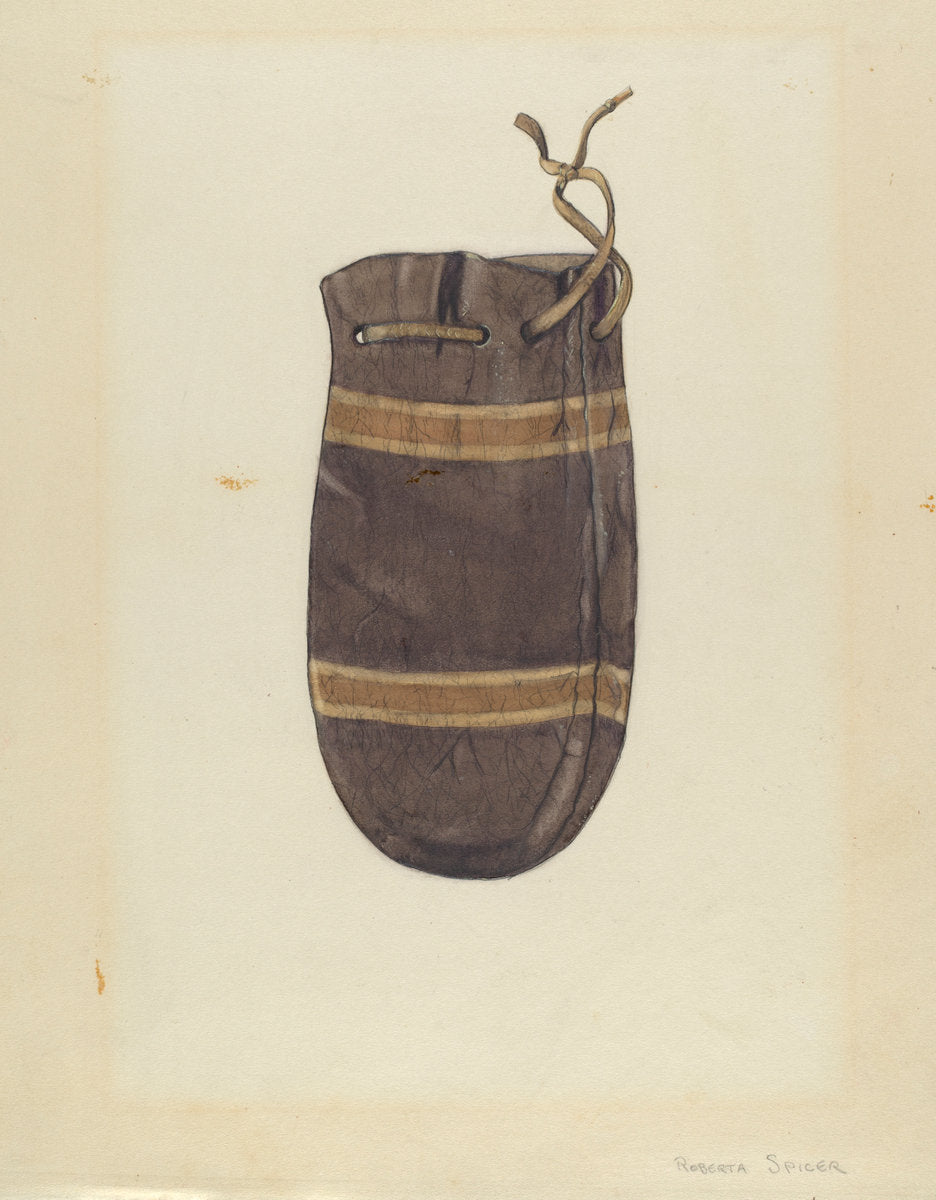 Money Bag by Roberta Spicer (American, active c. 1935), 16X12"(A3)Poster Print