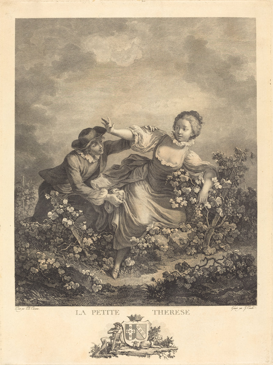 La Petite Therese by Jacques Couché after Jacques-Philippe Caresme (French, 1750 or 1759 - 1802 or after), 16X12"(A3)Poster Print