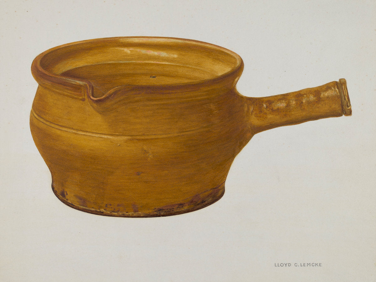 Bowl by Lloyd Charles Lemcke (American, active c. 1935), 16X12"(A3)Poster Print