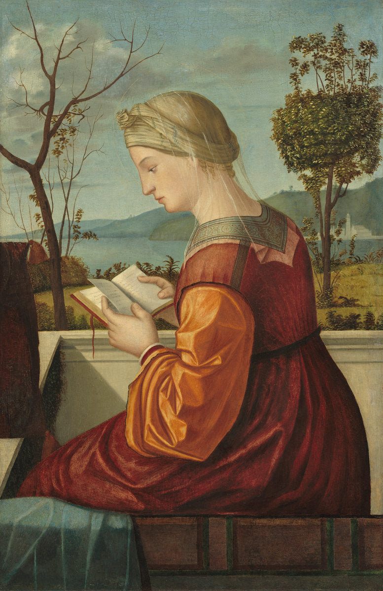The Virgin Reading by Vittore Carpaccio (Venetian, c. 1465 - 1525/1526), 16X12"(A3)Poster Print