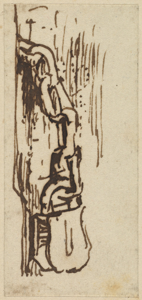 A Padlock by Sir David Wilkie (Scottish, 1785 - 1841), 16X12"(A3)Poster Print