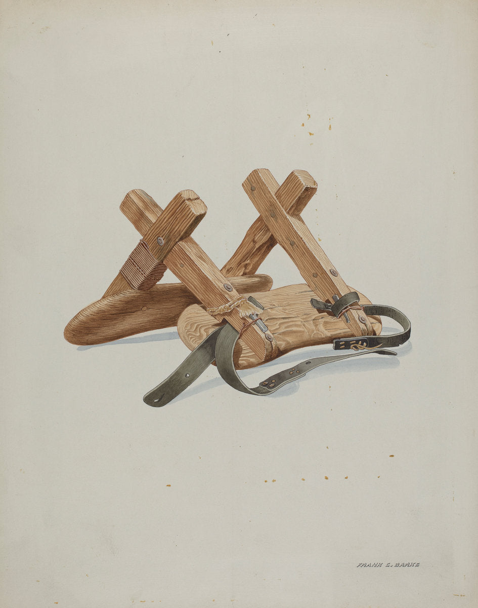 Saddle by Frank C. Barks (American, active c. 1935), 16X12"(A3)Poster Print