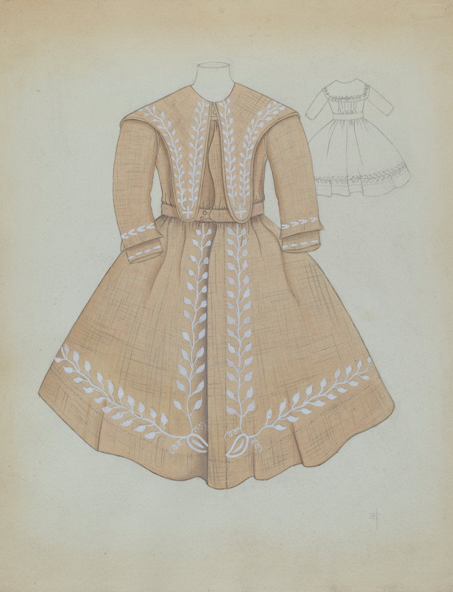 Boy's Dress by Esther Hansen (American, active c. 1935), 16X12"(A3)Poster Print