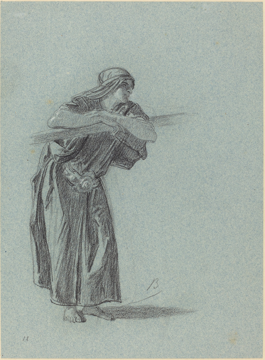 The Woman in the “Song of Songs” by Alexandre Bida (French, 1823 - 1895), 16X12"(A3)Poster Print