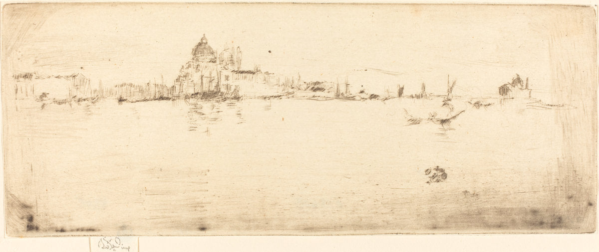 Little Salute by James McNeill Whistler (American, 1834 - 1903), 16X12"(A3)Poster Print
