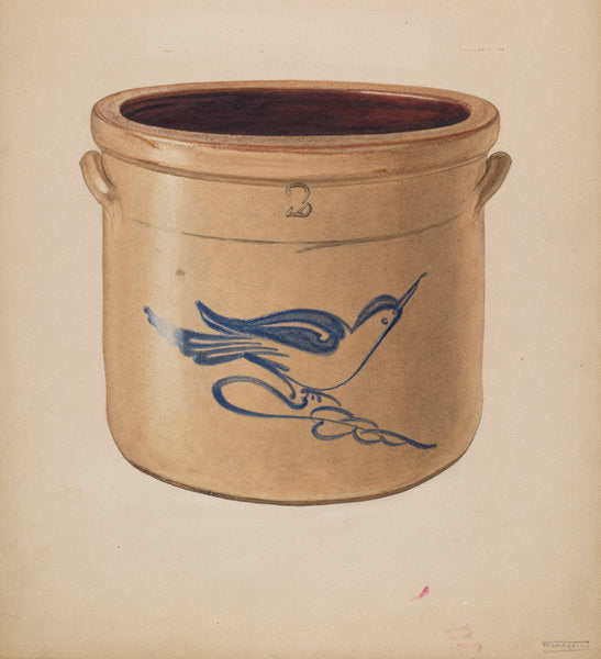 Crock by Frank Fumagalli and Yolande Delasser (American, active c. 1935), 16X12"(A3)Poster Print