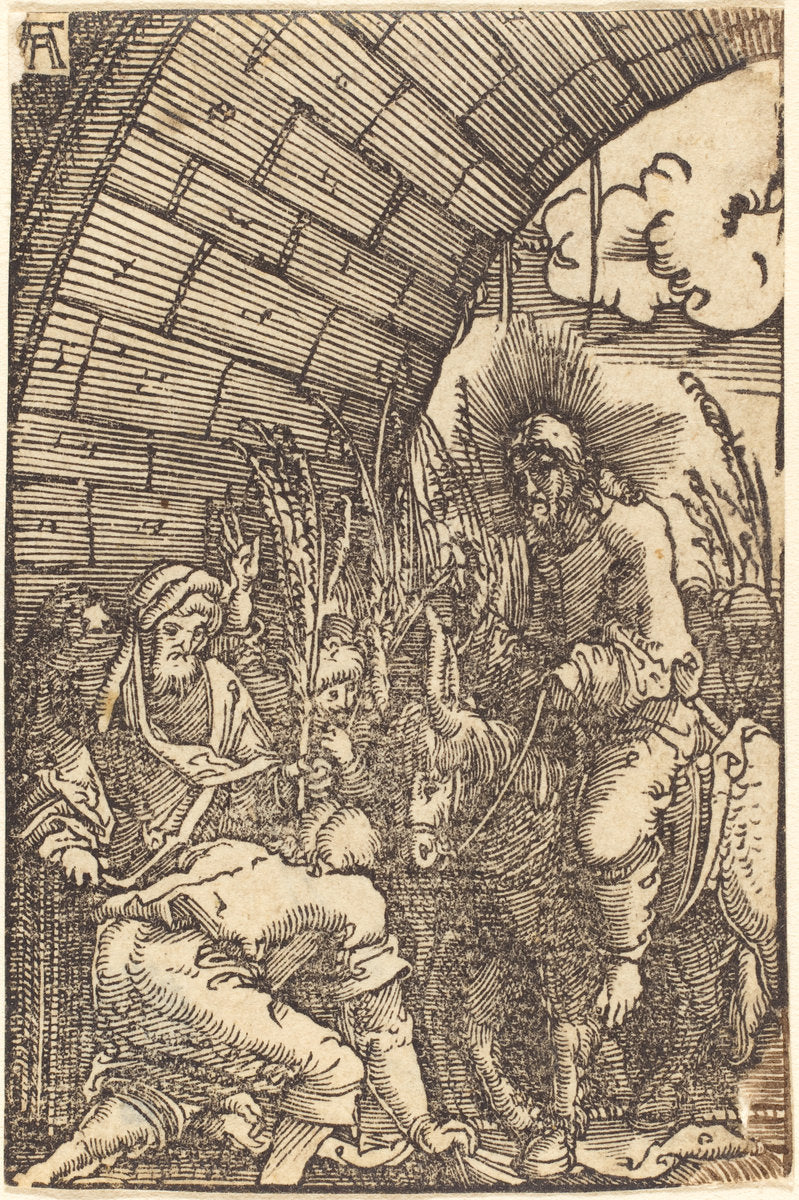 The Entry into Jerusalem by Albrecht Altdorfer (German, 1480 or before - 1538), 16X12"(A3)Poster Print