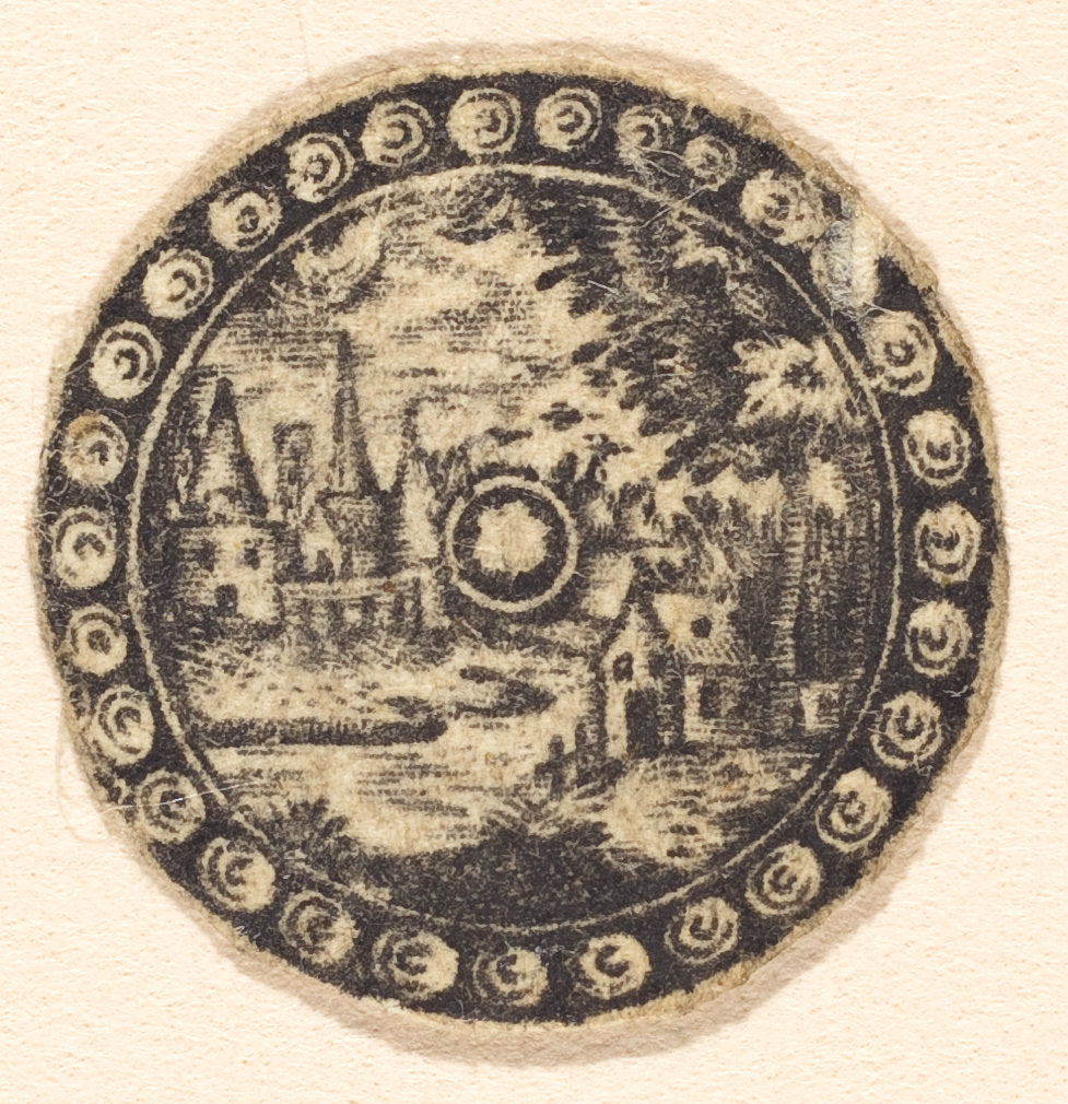 Landscape by Antoine Jacquard (French, died 1652), 16X12"(A3)Poster Print