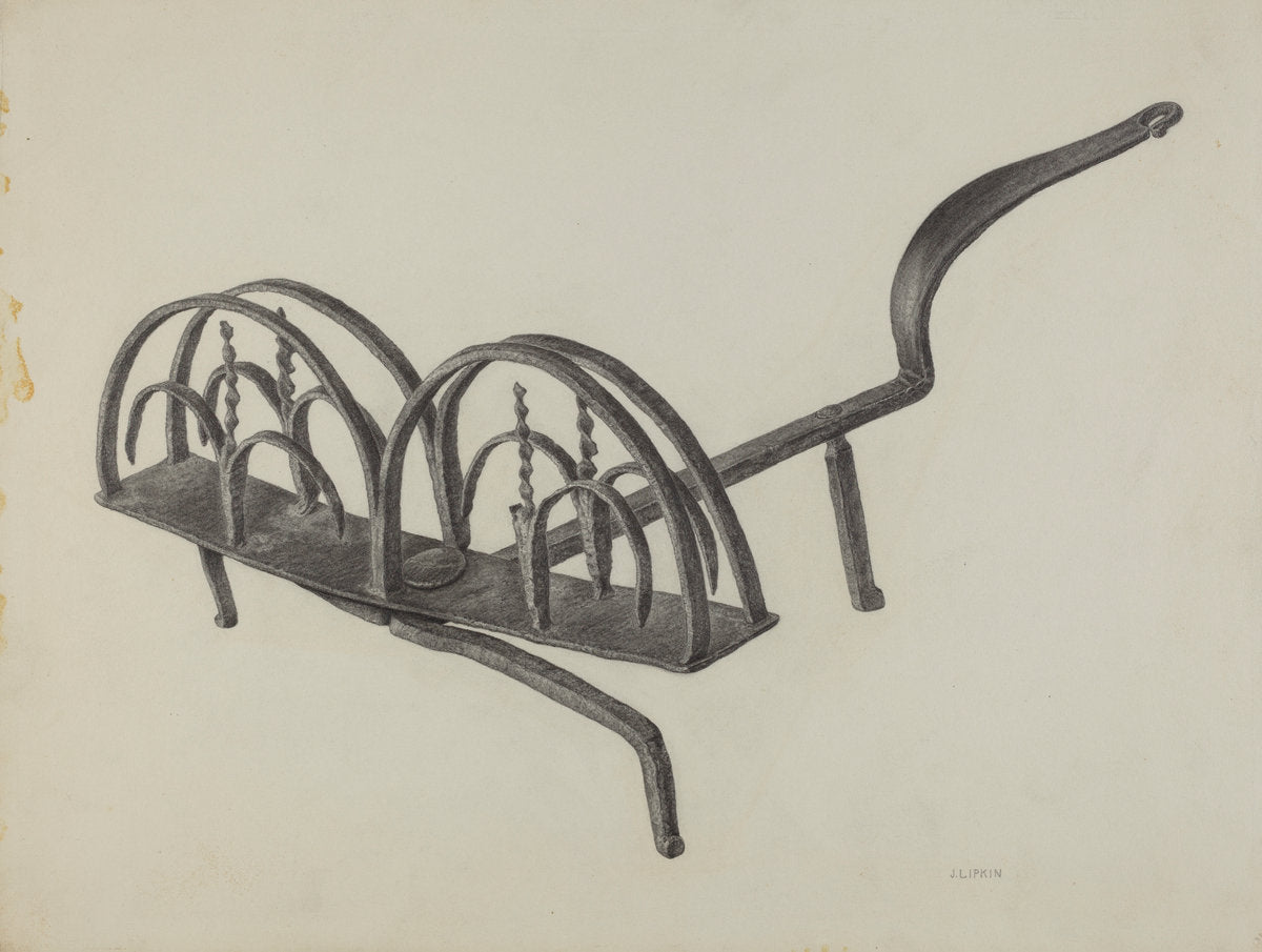 Toast Rack by Jacob Lipkin (American, active c. 1935), 16X12"(A3)Poster Print