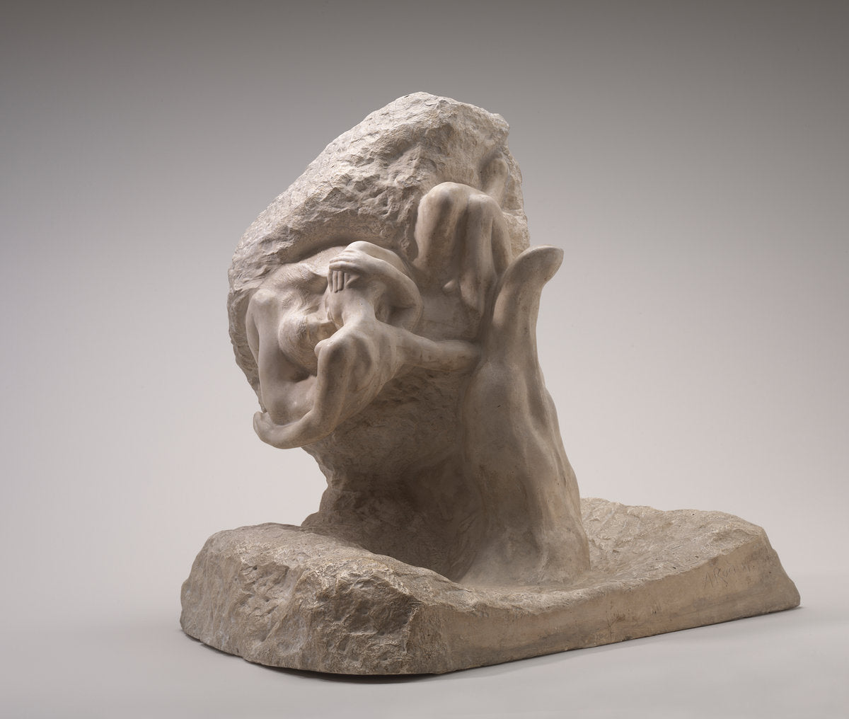 Hand of God by Auguste Rodin (French, 1840 - 1917), 16X12"(A3)Poster Print