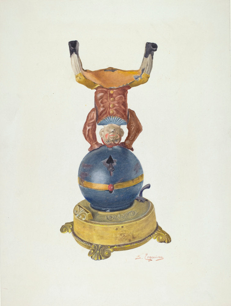 Toy Bank by Sarkis Erganian (American, active c. 1935), 16X12"(A3)Poster Print