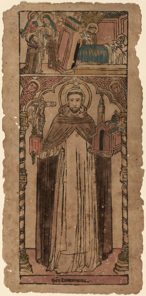 c. 1450 by Italian 15th Century (Saint Dominic), 16X12"(A3)Poster Print
