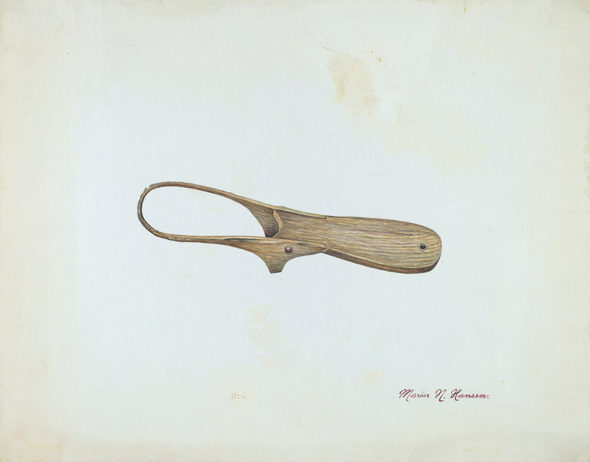 Bootjack by Marius Hansen (American, active c. 1935), 16X12"(A3)Poster Print
