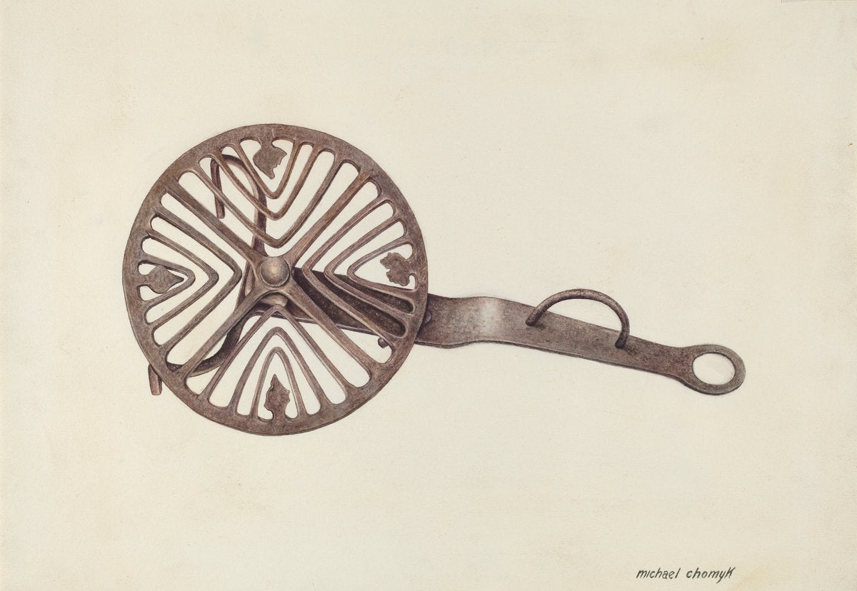 Trivet by Michael Chomyk (American, active c. 1935), 16X12"(A3)Poster Print