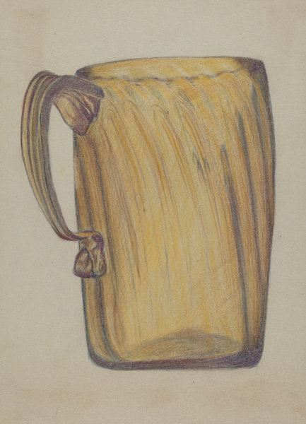 Mug by S. Brodsky (American, active c. 1935), 16X12"(A3)Poster Print