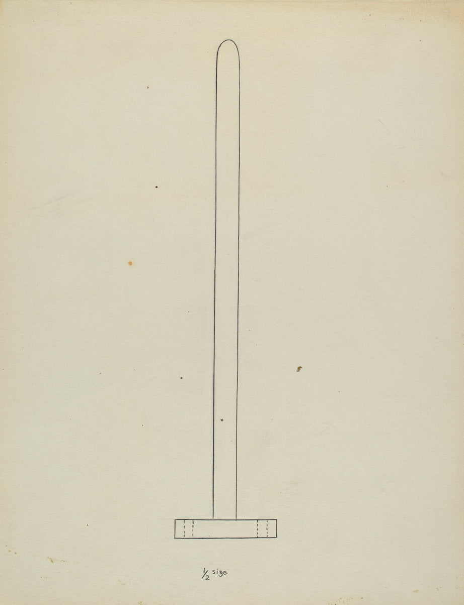 Butter Churn by Giacinto Capelli (American, active c. 1935), 16X12"(A3)Poster Print
