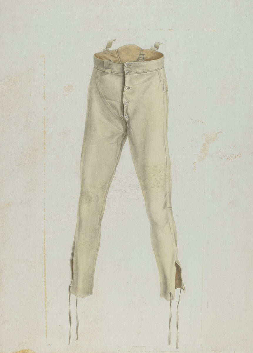 Trousers by Daniel Marshack (American, active c. 1935), 16X12"(A3)Poster Print