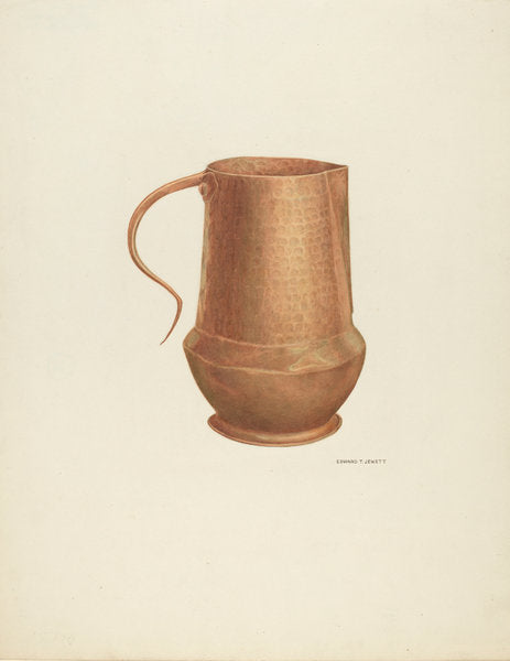 Copper Cruet by Edward Jewett (American, active c. 1935), 16X12"(A3)Poster Print