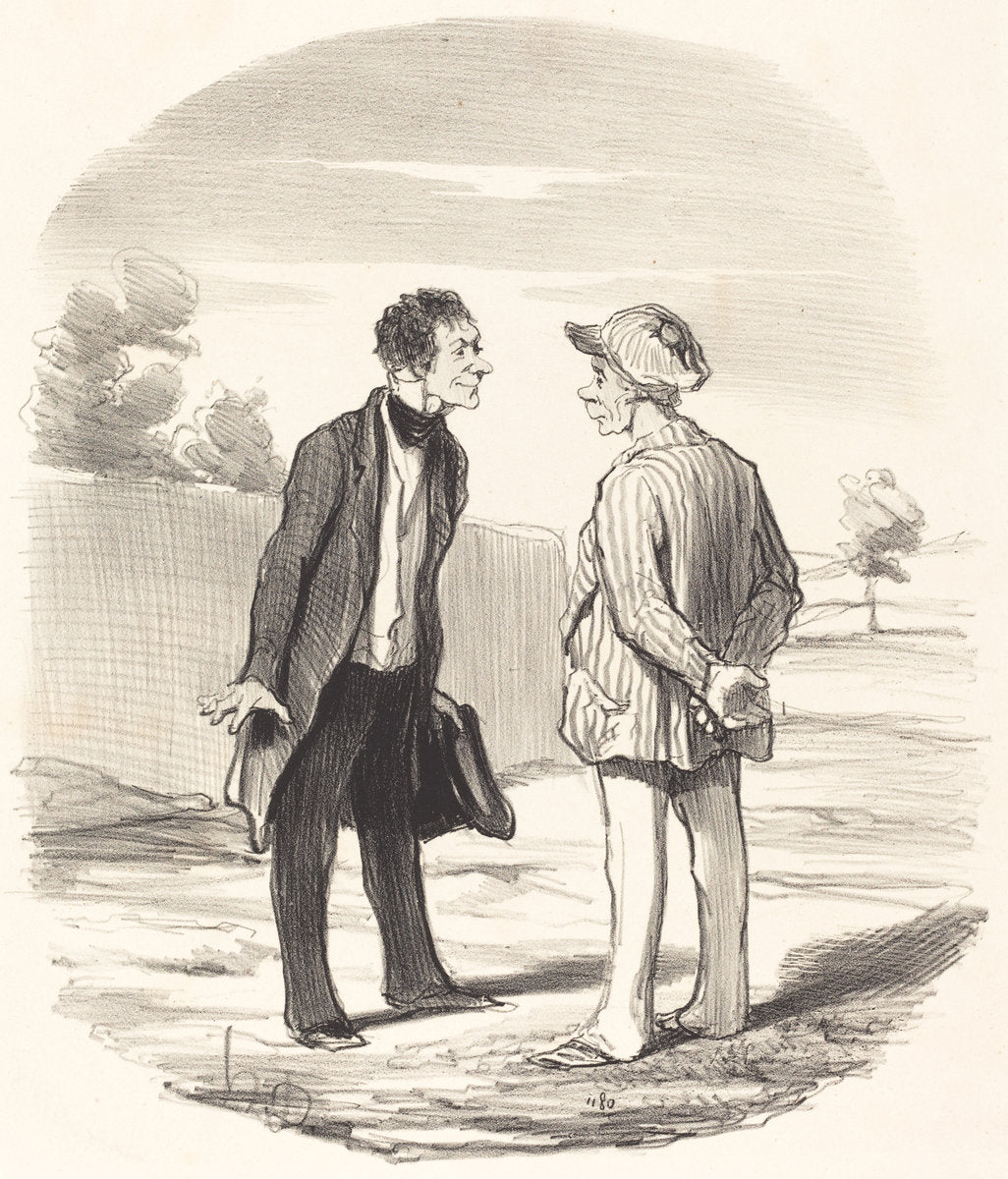 Oui, monsieur Gimblet, l'ordre ne sera... rétabli... by Honoré Daumier (French, 1808 - 1879), 16X12"(A3)Poster Print