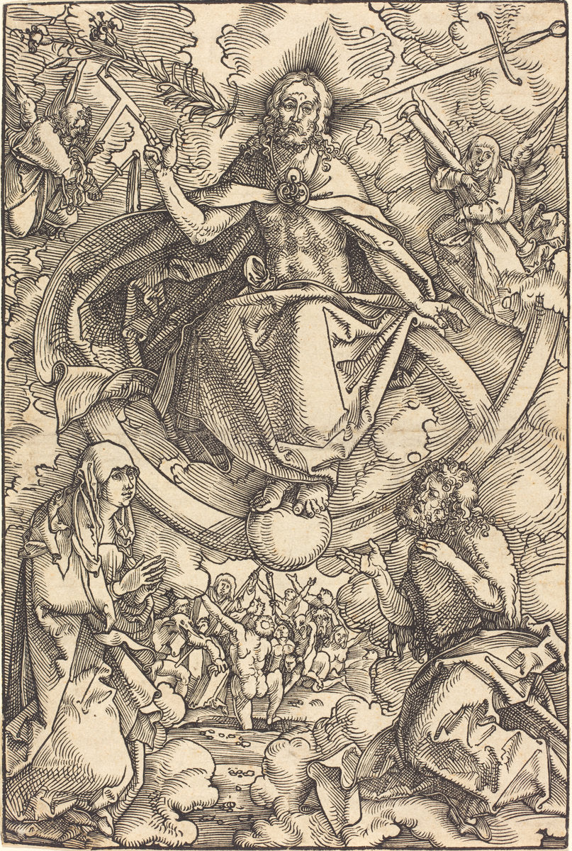 The Last Judgment by Hans Baldung Grien (German, 1484/1485 - 1545), 16X12"(A3)Poster Print