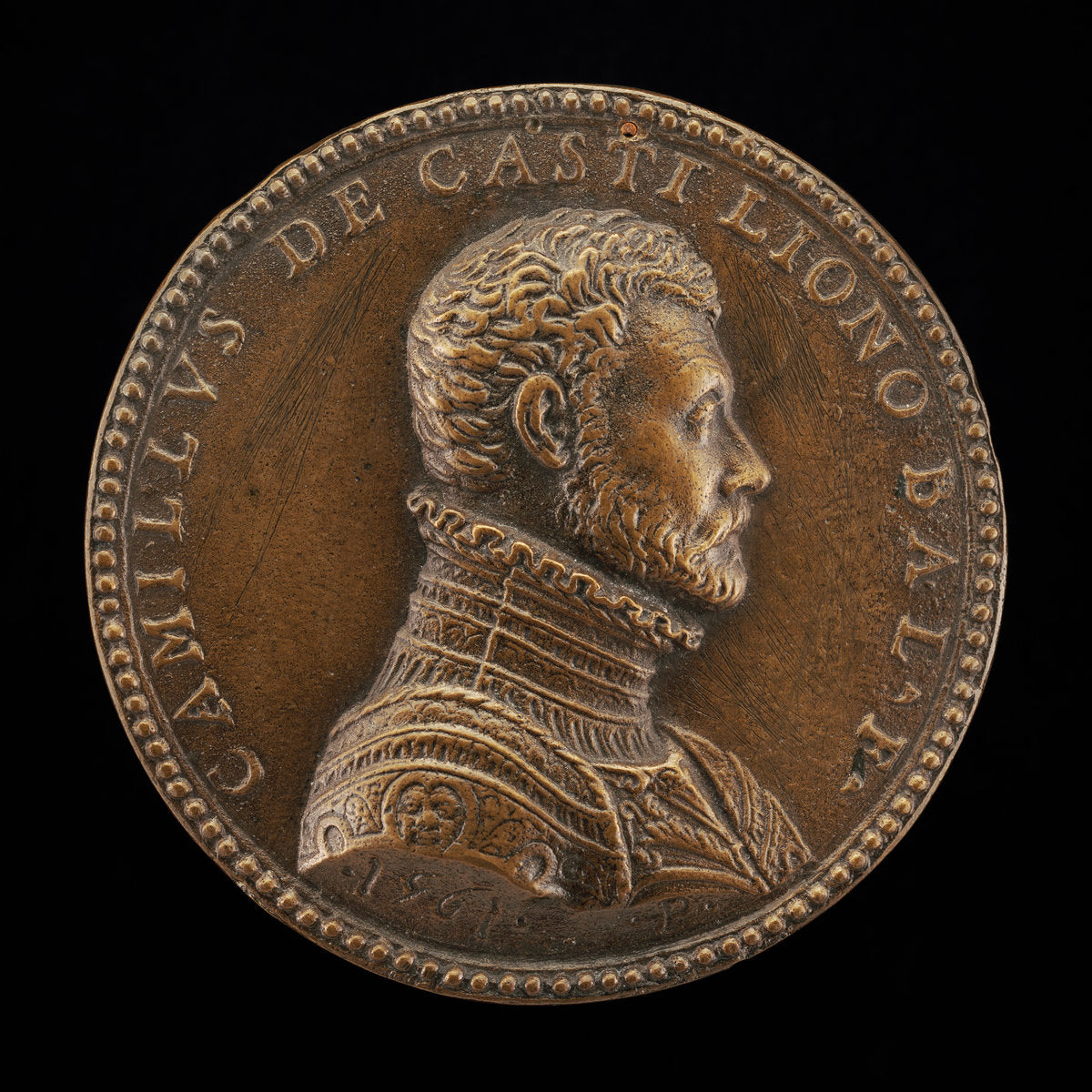 Camillo Castiglione, 1517-1598, Son of Baldassarre by Pastorino de' Pastorini, called Pastorino da Siena (Florentine, c. 1508 - 1592), 16X12"(A3)Poster Print