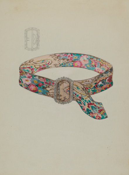 Belt by Gladys Cook (American, active c. 1935), 16X12"(A3)Poster Print