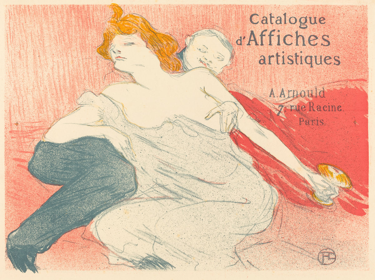 Debauchery (Débauche) by Henri de Toulouse-Lautrec (French, 1864 - 1901), 16X12"(A3)Poster Print