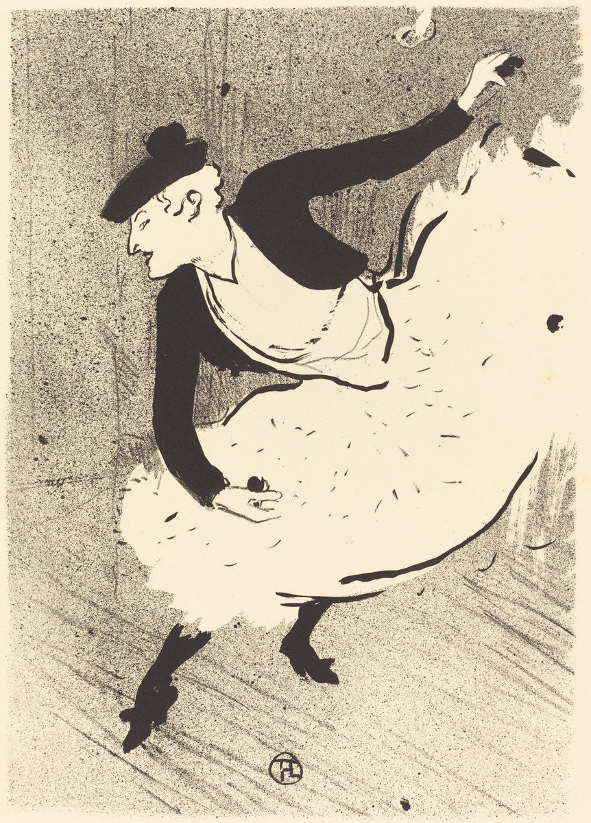 Edmée Lescot by Henri de Toulouse-Lautrec (French, 1864 - 1901), 16X12"(A3)Poster Print
